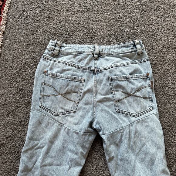 Brunello Cucinelli Straight Leg Mid Rise Jeans - Picture 11 of 12